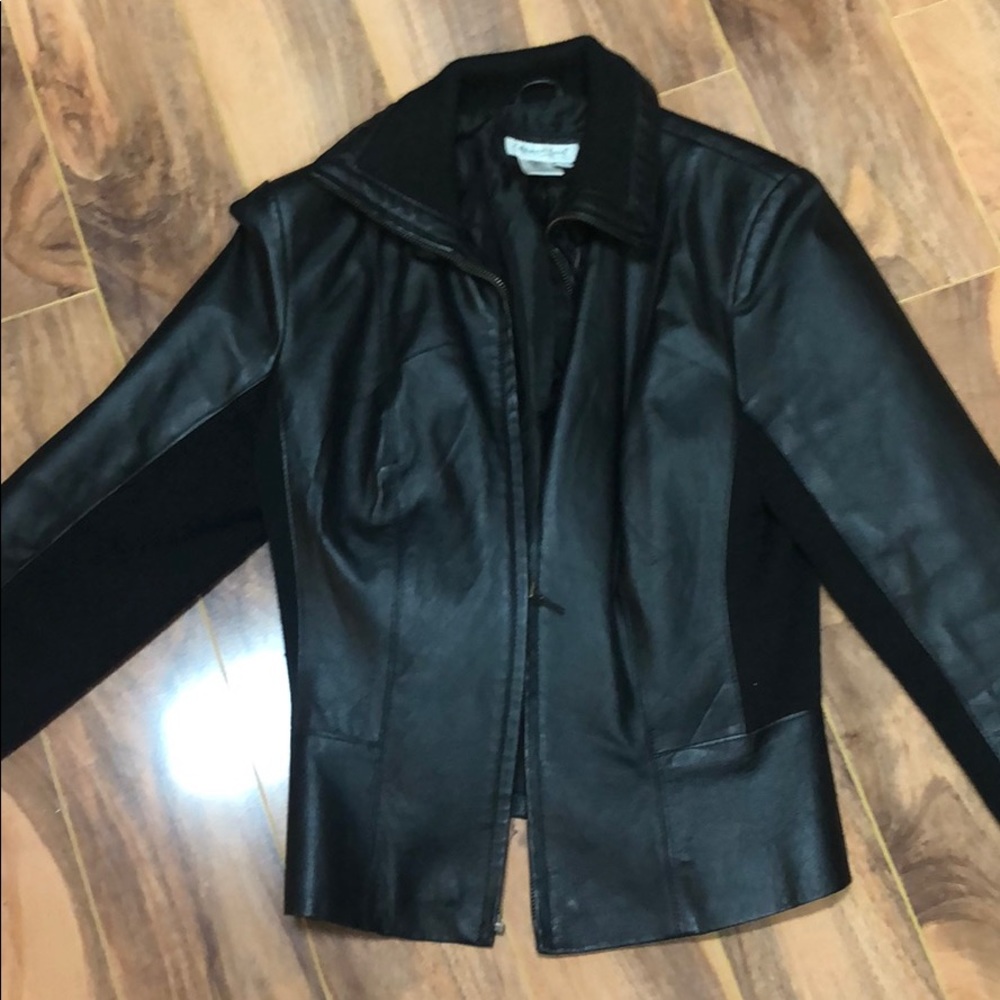 Black leather jacket PS